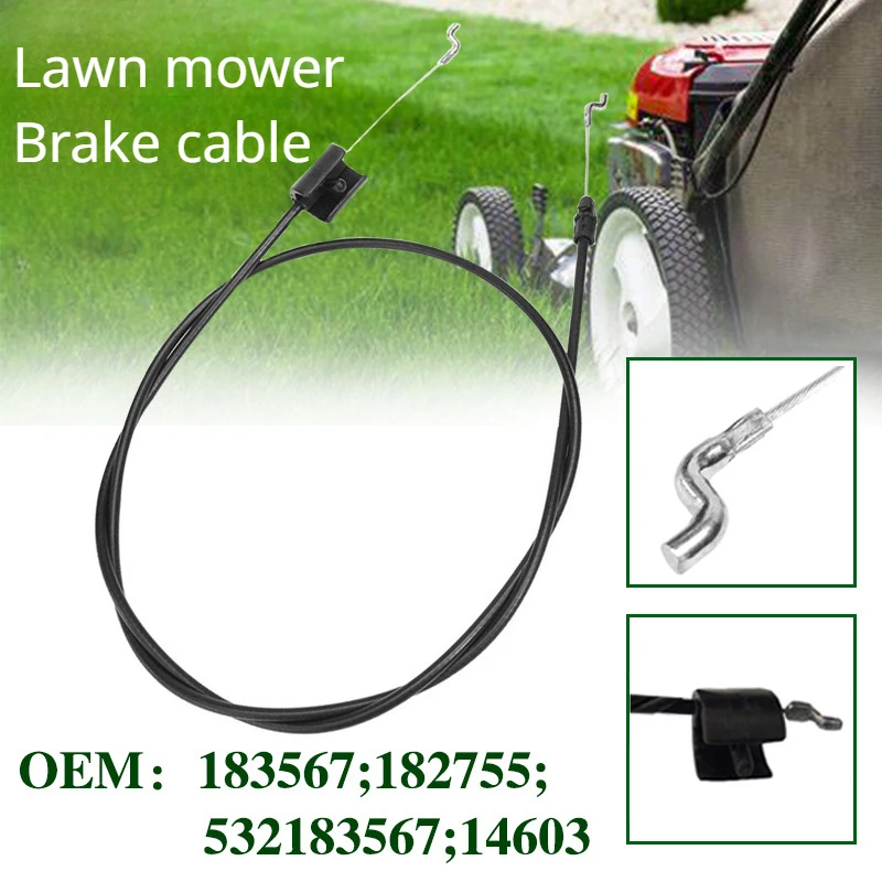 

Control Cable Garden Tool Accessories Lawn For Replacement Engine Zone For Mower "Z" Bend Universal 183567 532183567