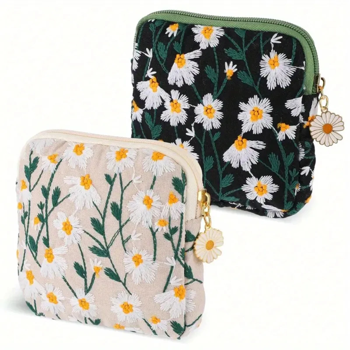 507203-e31719.jpg Ladies' Hand-Held Bag, Sanitary Napkin Storage Bag, Menstrual Pouch, Large Capacity, Portable and Cute Coin Purse, One Set - Image 1