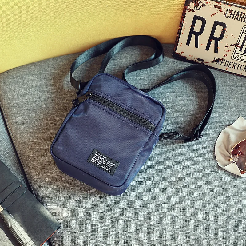 [Fashion] Mini Crossbody Bag Men's Nylon Small Shoulder Bag For Men Oxford Messenger Phone Side Sling Bag Husband Chest Pack