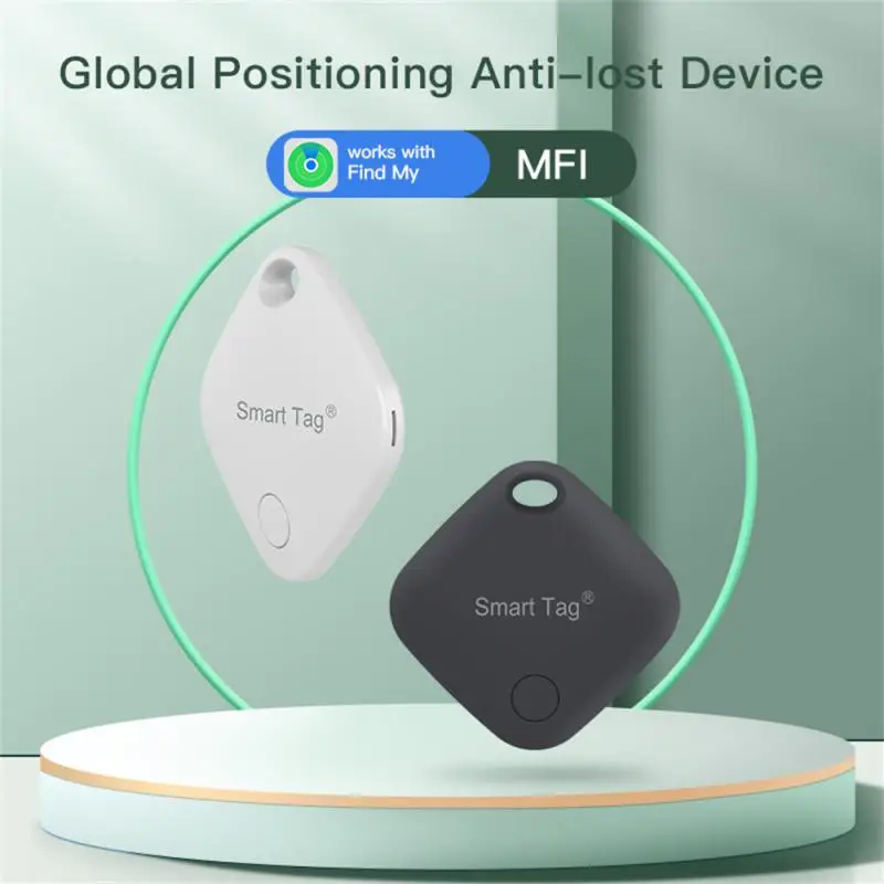 

2023 Smart Bluetooth Alarm Tracker Works With Find My APP Anti-lost Device For Iphone Tag Replacement Locator MFI Rated