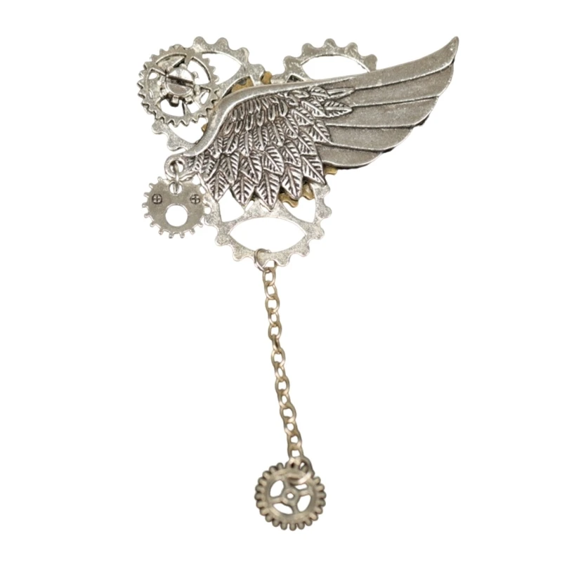 

Vintage Brooches Wedding Lapel Pins Suits Badge Elegant Gears Breastpin Dropship