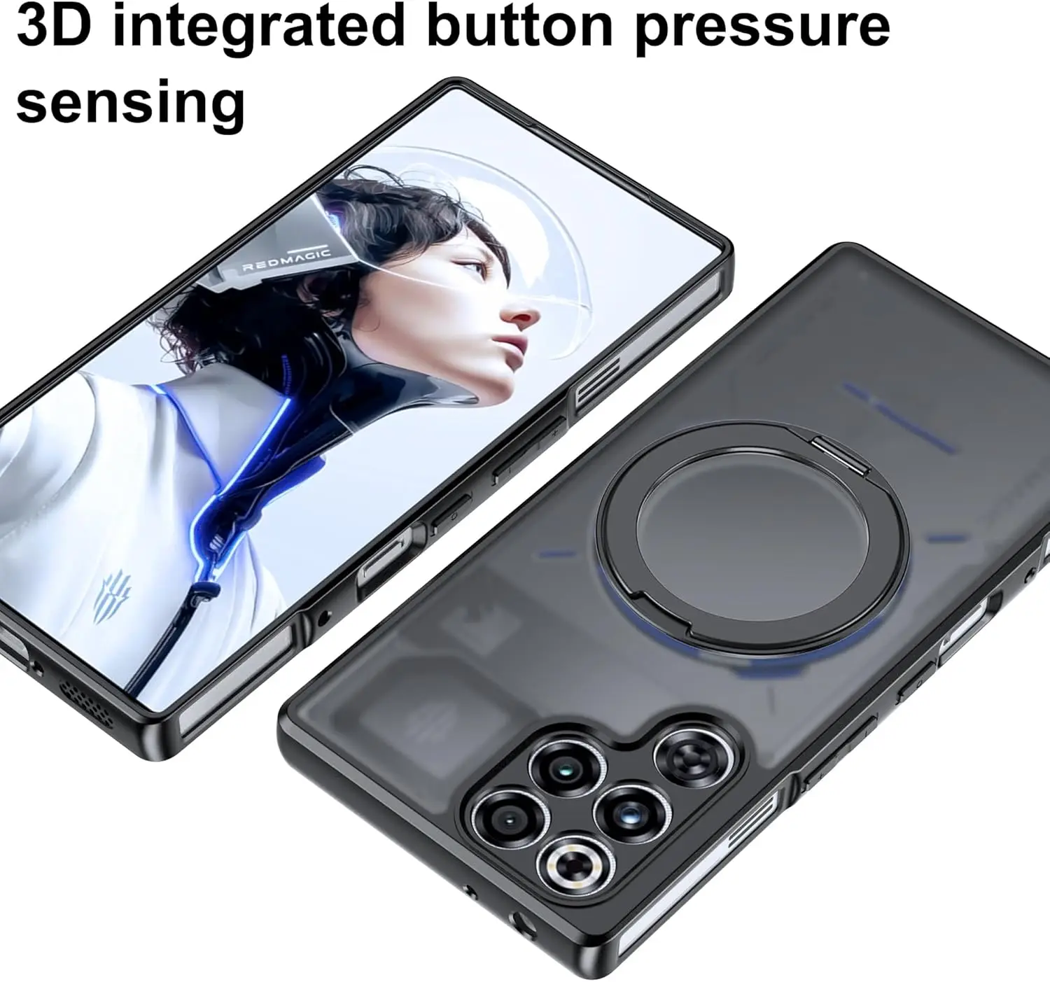 360° Rotating Kickstand Hard Magnetic Wireless Charging Case
