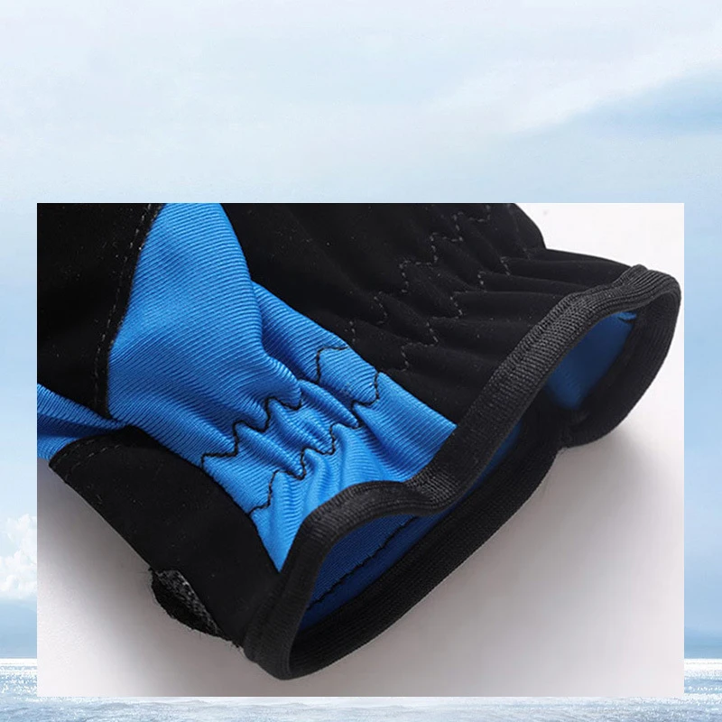 Gloves for Fishing Three Finger Cut Outdoor Lure Men Fishing Tackle Gloves Anti-Slip Four Seasons Cycling Anti Stab Catch Fish