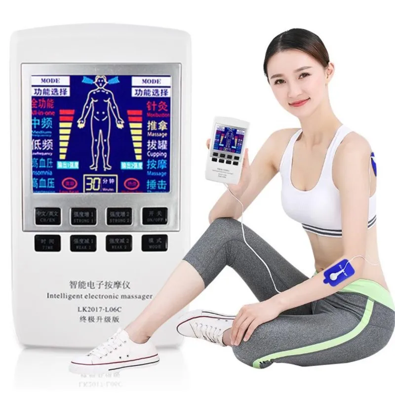 

Electronic Pulse Massager Tens EMS Machine Massager Acupuncture Massager Nerve Muscle Stimulator Frequency Physiotherapy Device