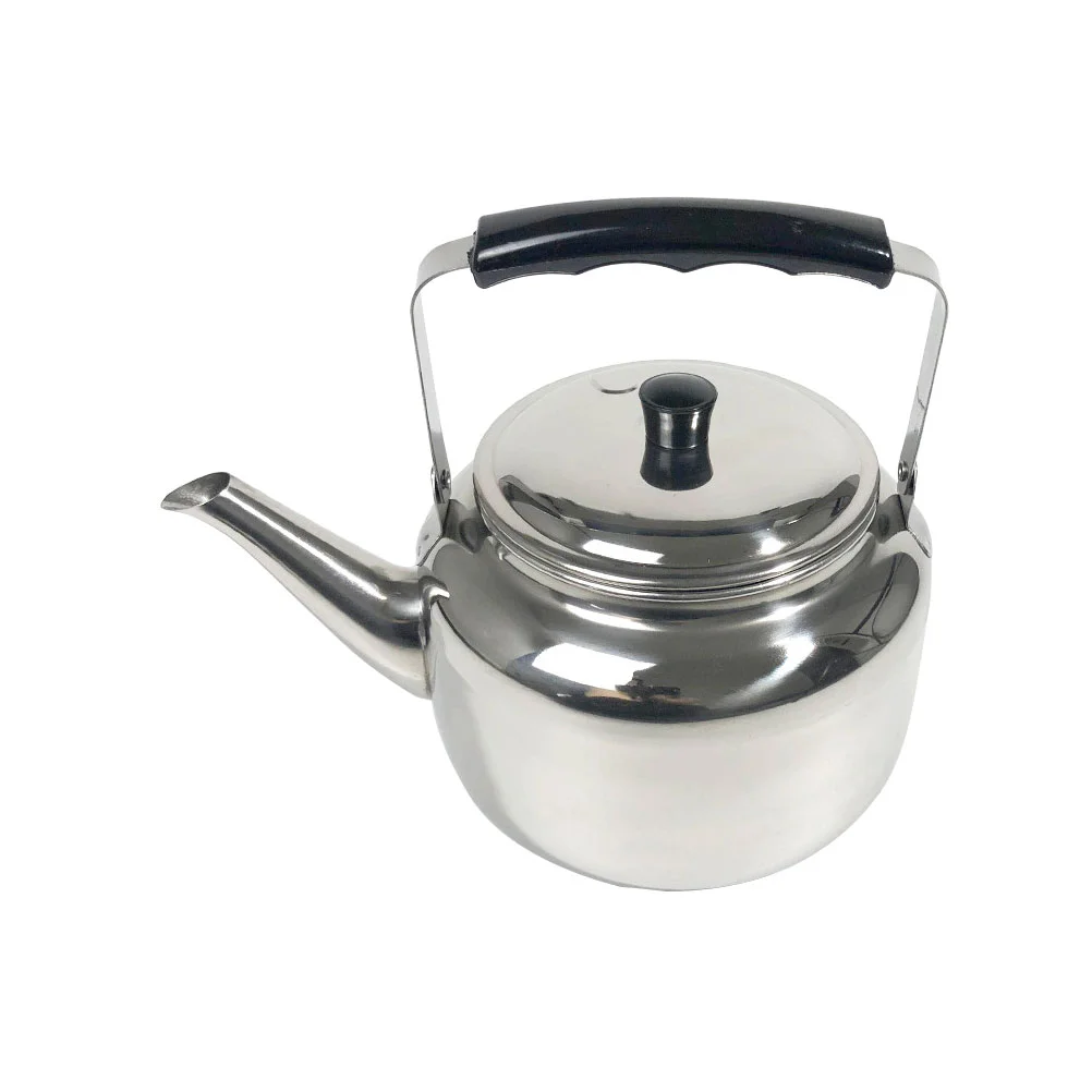 

Stainless Steel Tea Kettle Pot: Steel Stovetop Tea Pot Water Kettle Practical Boiler for Indoor Outdoor Camping Hiking