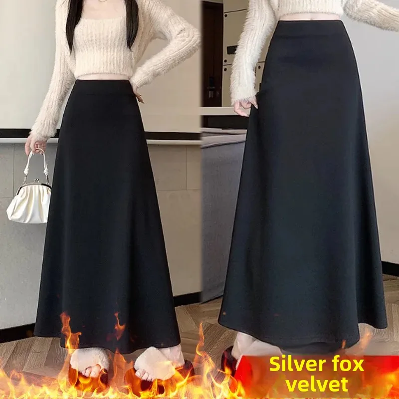 Maternity Knitted No Pad Belly Half Skirt Straight Tube Bodycon Grey Slimming Spring Summer Autumn Small Size Pregnant Women Ski