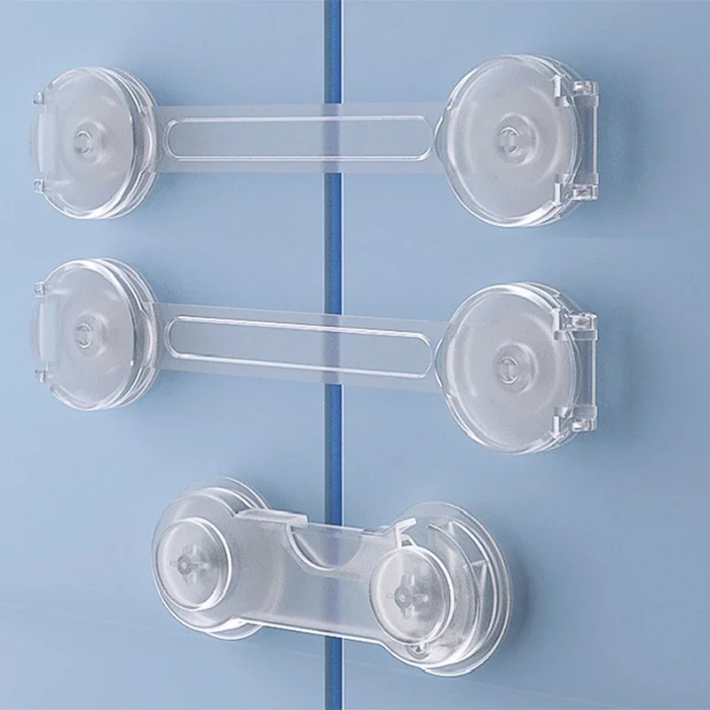 Cabinet Lock 3/5Pcs Baby Cabinet Locks Strap Drawer Lock Child Anti-opening Refrigerator Lock Home Baby Anti-pinch Safety Protection Buckle
