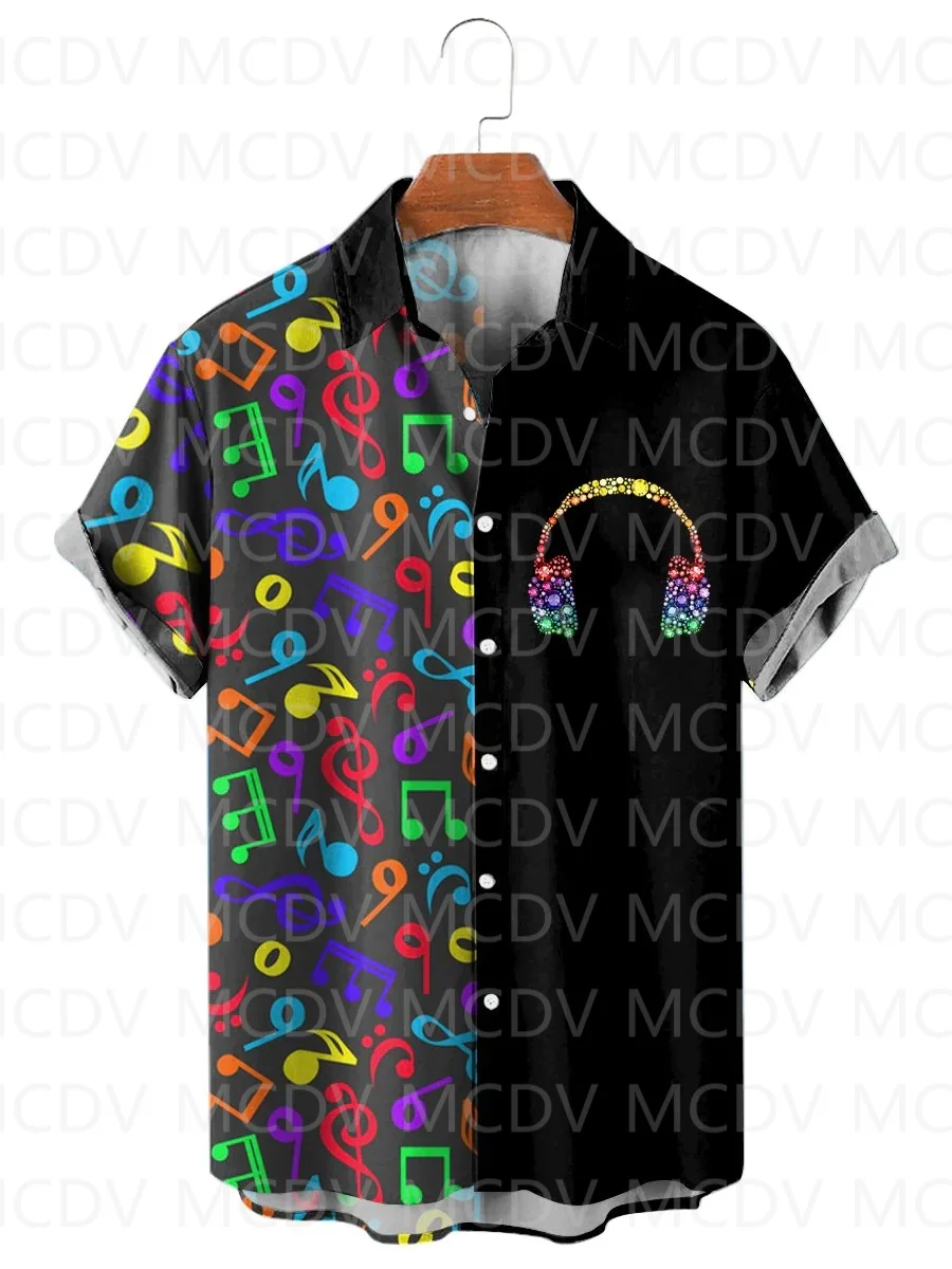 

Dollar Rolls Pattern Chest Pocket Aloha Tie Dye Hippie Peace And Love Graphic Men's Vacation Beach Hawaiian Shirts