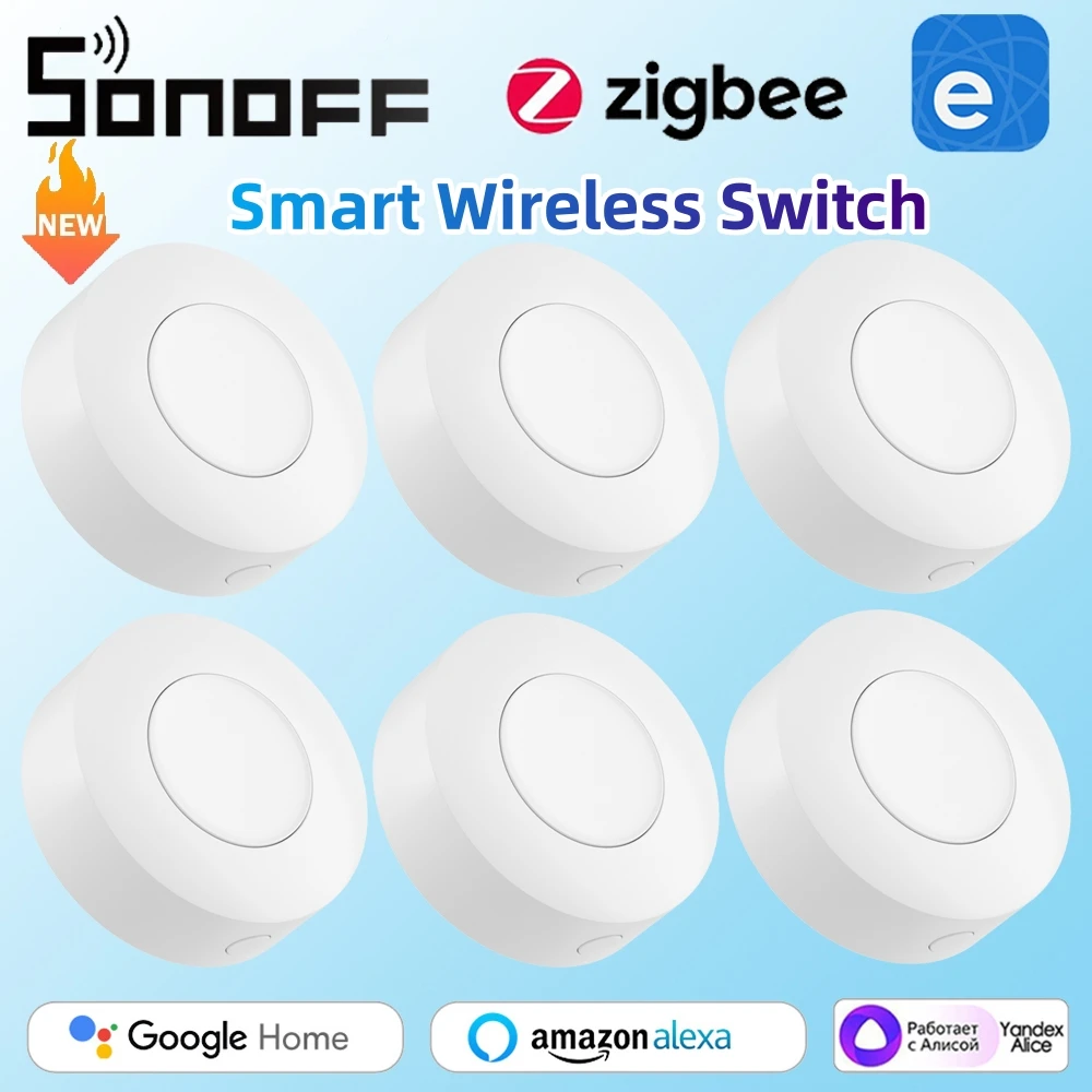 Sonoff Snzb-01P Zigbee Wireless Switch Custom Button Action Smart Home Scene Support Nspanel Pro Zb Bridge Pro E Zbdongle-E