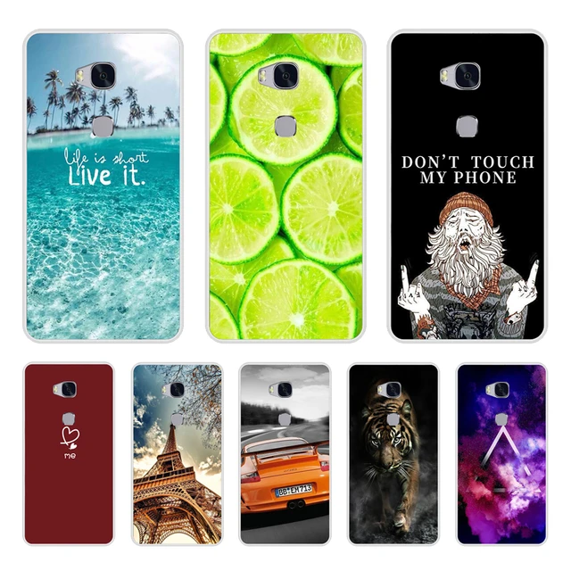 For Huawei Honor 5X Case TPU Soft Cartoon Back Cover Silicone Case For Honor  5 X KIW-L21 L22 Honor 5x Phone Case Coque - AliExpress