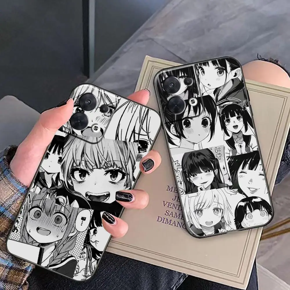

Cute Anime K-Kawaii Nifty Girl Phone Case For OPPO FIND X5 X3 X6 RENO 10 8 7 7Z 2Z 6 5 4 Lite Plus Case Funda Coque Shell Cover