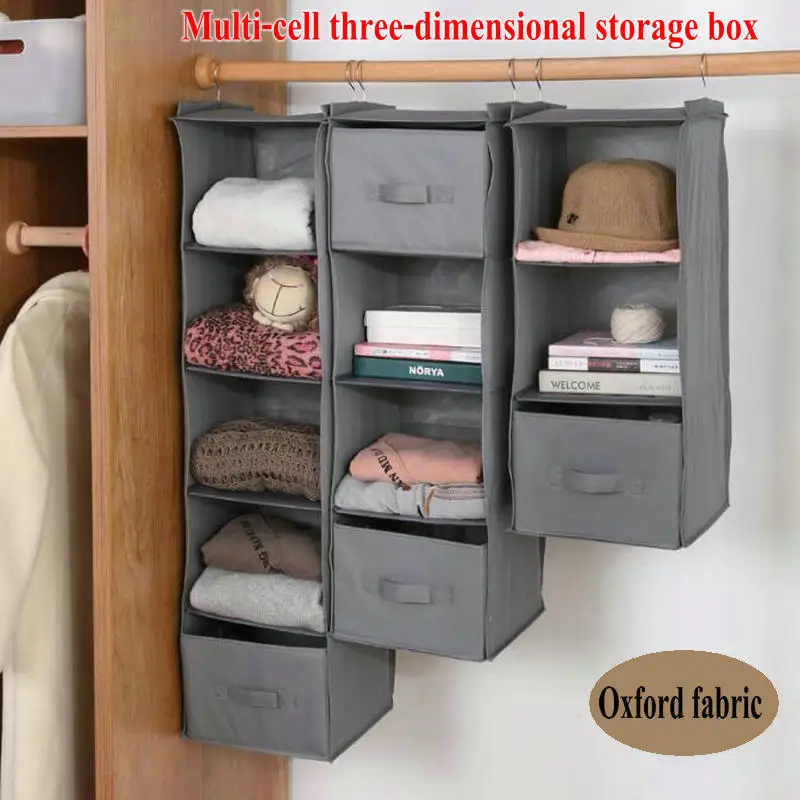 

Оксфордский Тканевый шкаф, подвесная сумка, ящик типа, ячейка, трехмерный ящик для хранения, пылезащитная складная сумка для хранения