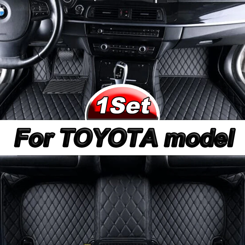 Car Floor Mats For TOYOTA Prius Caqua Previa Previa Reiz Sienna Tundra Ⅱ Vios 2022 2023 Car