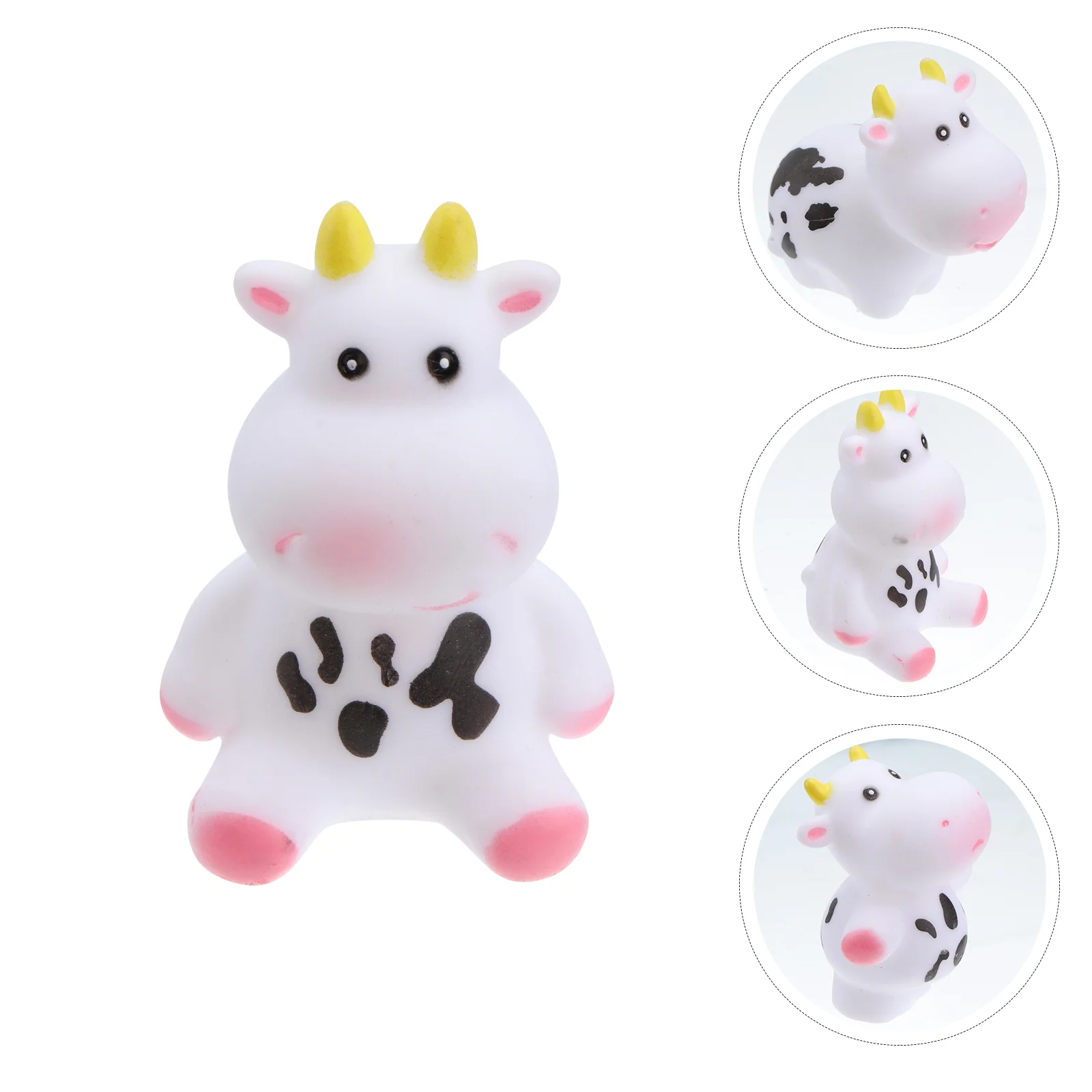 

5pcs Water Squirter Bath Toys Bath Squeaky Toys Bath Tub Toys Floating Water Squirters Cow Squirters Bath Toys for Kids and
