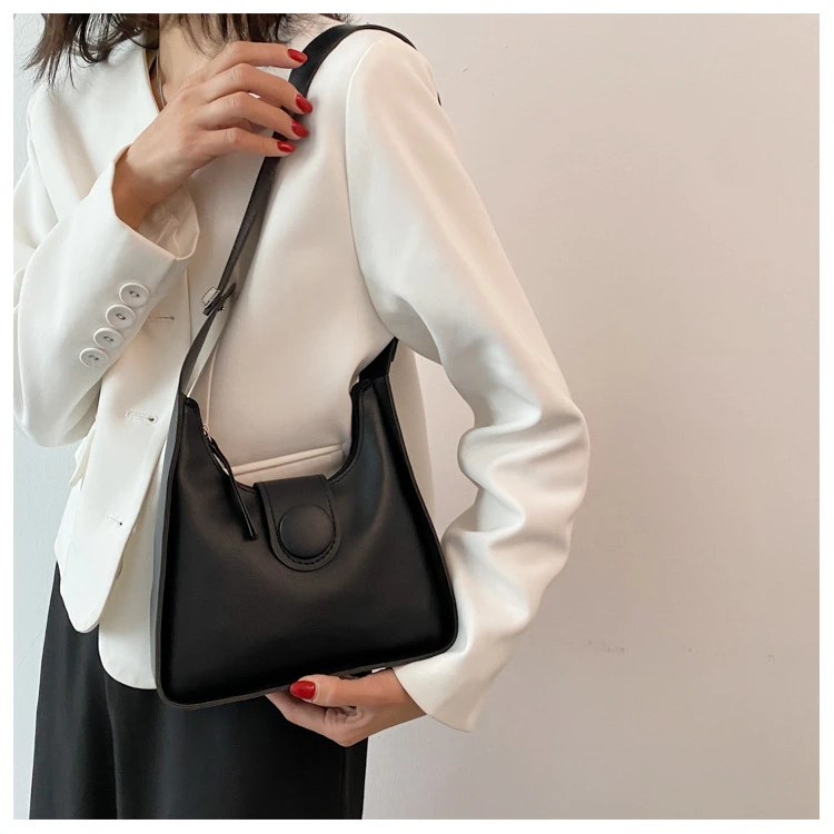 Casual Shoulder Bag for Women Pu Leather Large Capacity Simple Women's Handbags for Women 2022 Fashion Ladies Crossbody Bags