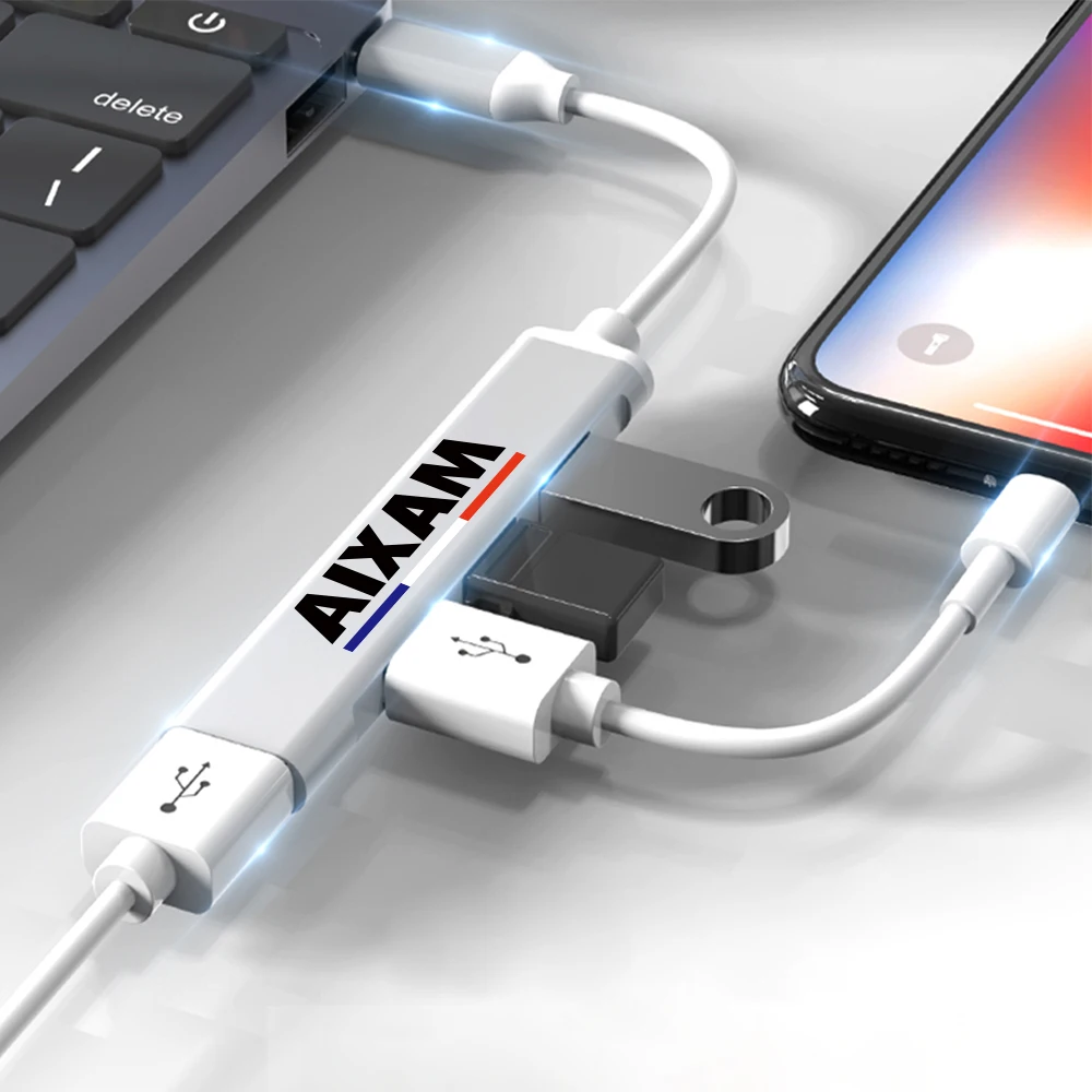 4 In 1 Dock Usb Hub Charger Accessori Auto Per Aixam Minauto Mega Eaixam 400 Gto Crossline City Coupe Gti Crossover 500 Scouty