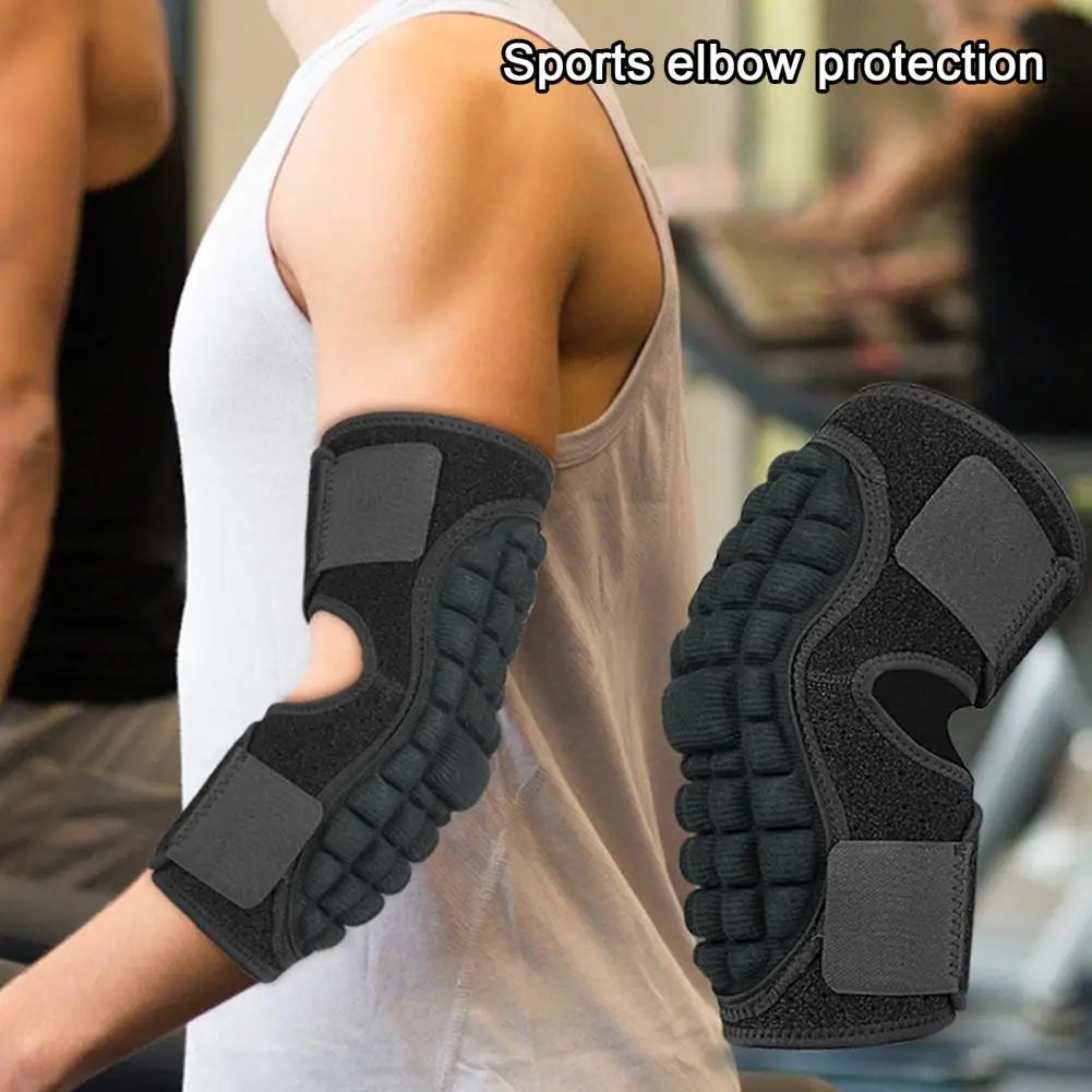 Sports Elbow Pad Protective Soft Breathable Compression Fastener Tape Pain Relief Injuries elbow pads elbow brace elbow strap