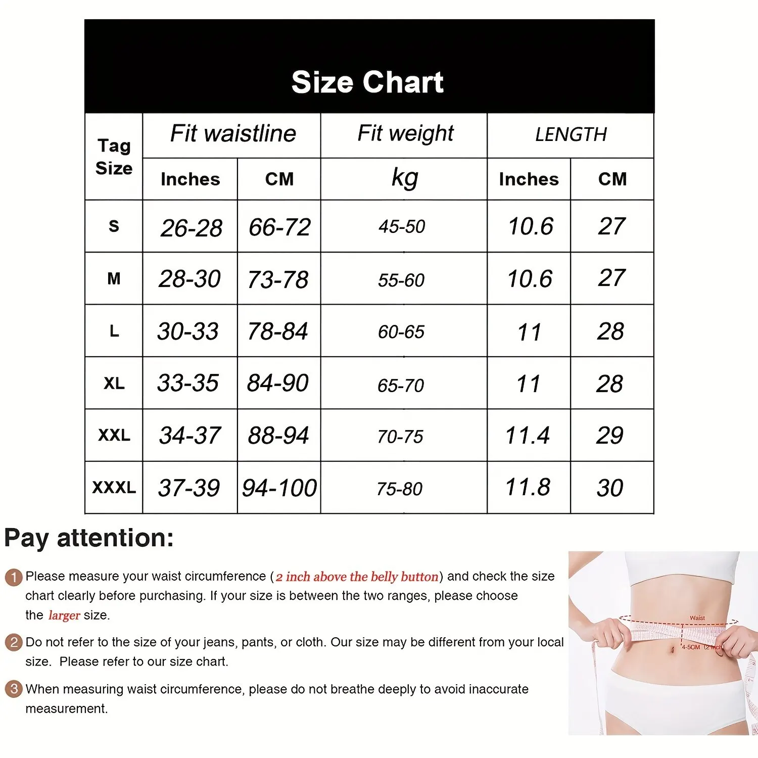 Shapewear Size Guide for 6 Different Shapewear