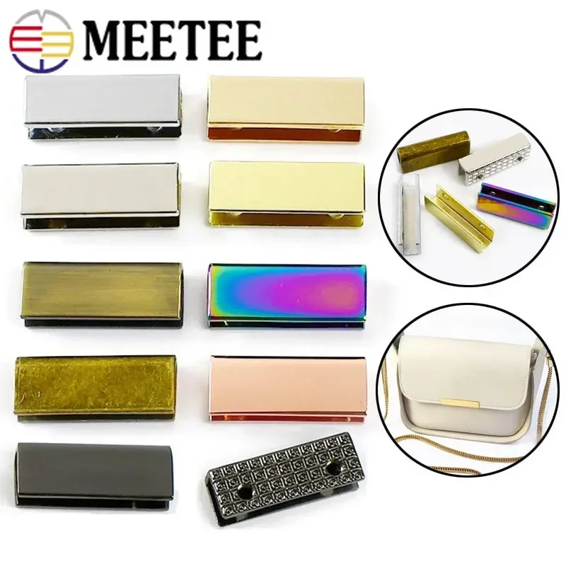 

5/10/20Pcs 25x9mm Bag Corner Screws Clip Buckle Edges Protector Metal Clasp Strap Belt Tail Clips Stopper Button DIY Accessories