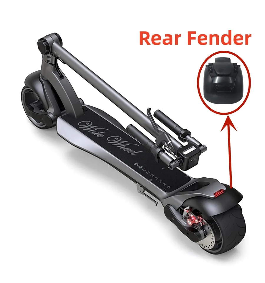 Parti originali del parafango posteriore per Mercane ruota larga Pro Scooter elettrico Skateboard accessori parafango posteriore  18