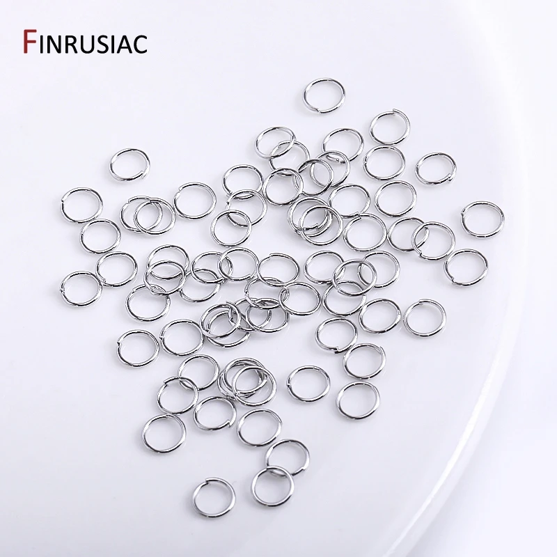 Elegant 18k Gold Plated Brass Jump Rings