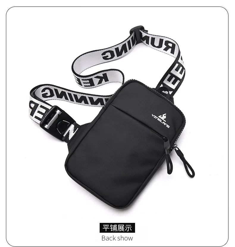 Outdoor Sports Water Resistant Chest Pack Single-shoulder Cross Body Bag Men's Shoulder Bag Sling Chest Bags Girl Phone Bag