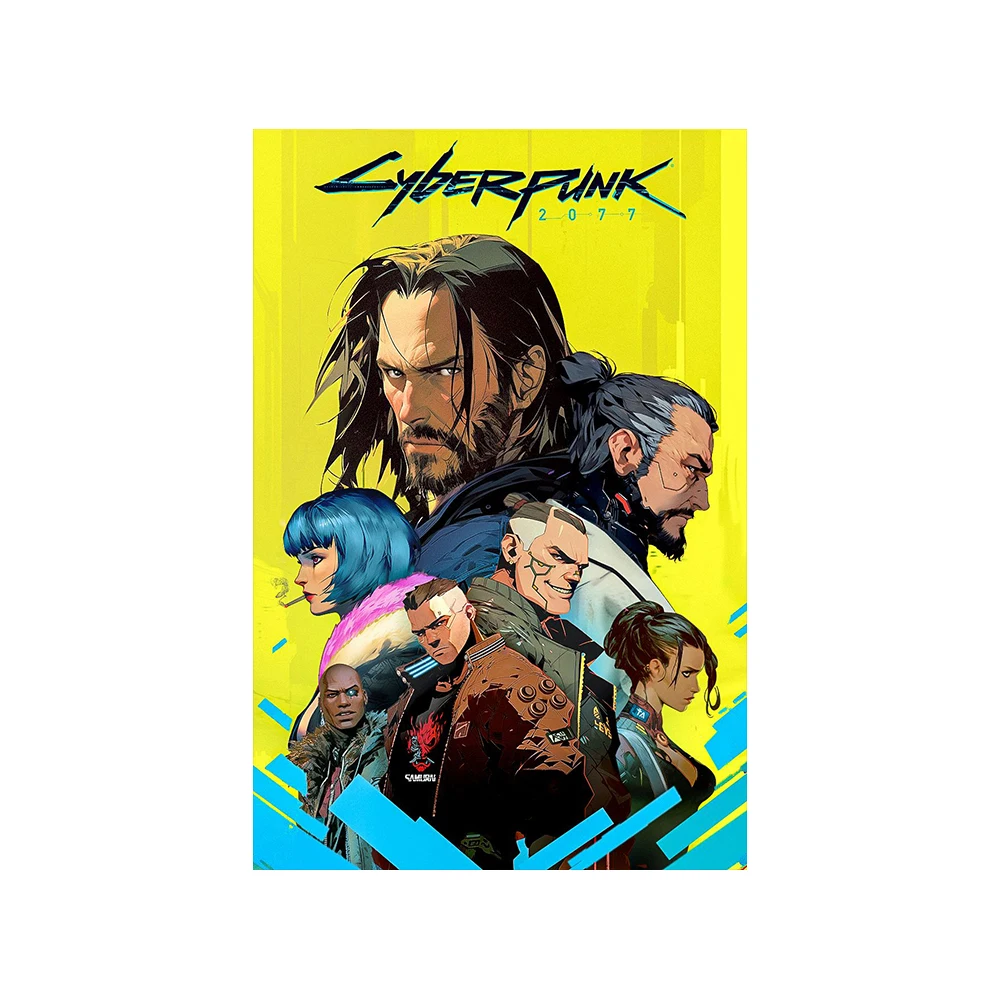 Cyberpunk Dreamscape Canvas Art Print