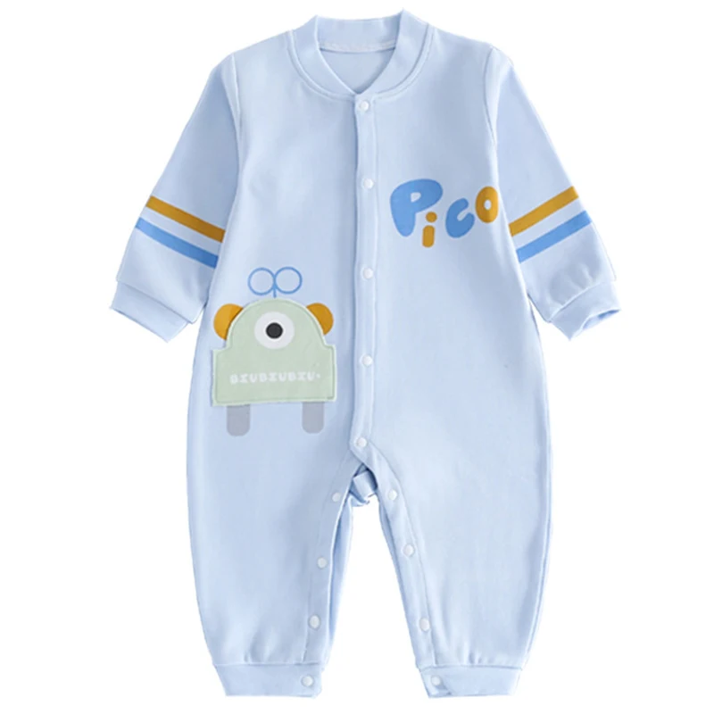 

Spring Autumn Newborn Boy Clothes 0 To 3 Months Toddler Girl Romper Korean Cartoon Cute Print Cotton Jumpsuits Baby Stuff BC1105