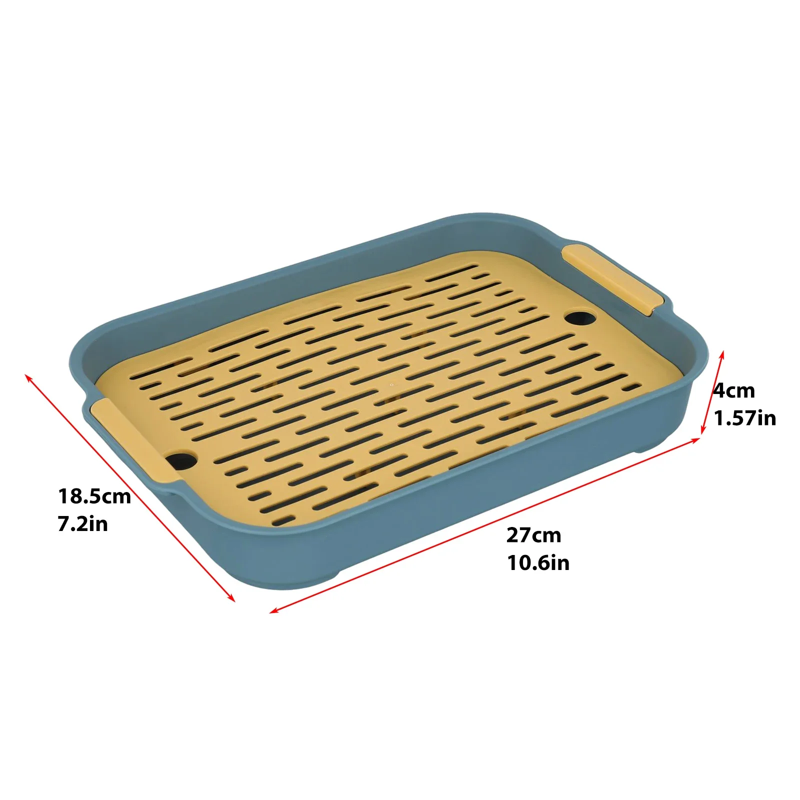 

Rabbit Litter Box Small Pet Toilet Tray Rabbit Guinea Pig Hamster Litter Restroom Tray Removable Deodorization ABS 27 36.5cm