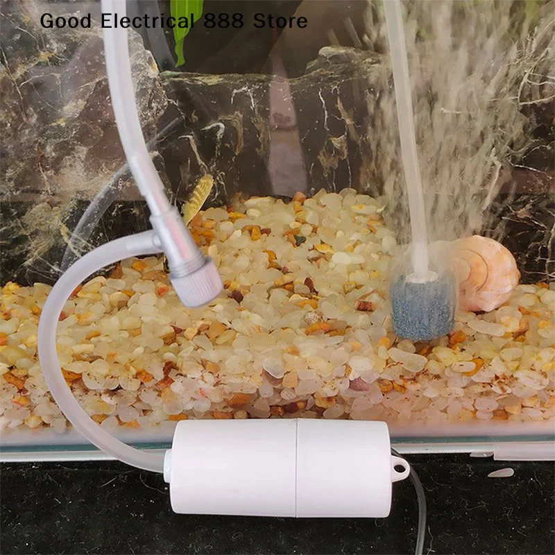USB-Powered Silent Mini Aquarium Air Pump - Portable Oxygenator