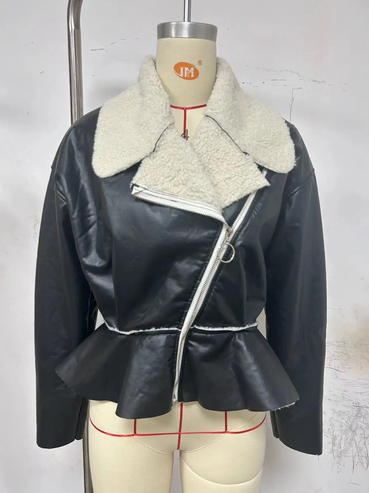 Abrigos ajustados con cuello vuelto para mujer, moda otoño invierno 2025, chaquetas de manga larga para mujer, cárdigan corto informal de calle para mujer