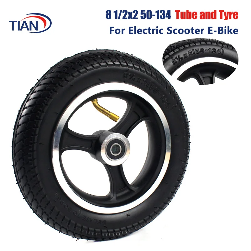 8 1/2x2(50-134) Trye Wheel Tire for Scooter Electric Scooter Kid Gas/eletric Pram Stroller (8 1/2 X2 Inch) Wheel