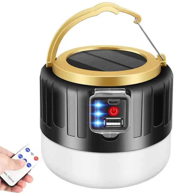 1000W Outdoor Solar LED Camping Light USB Rechargeable Tent Lamp Portable Lanterns Emergency Lights for BBQ Hiking Night Market portable lanterns camping light camping lamp camping lantern emergency lights
