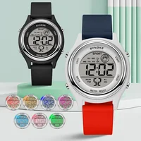 SYNOKE Colorful Children Seven Lights Watches Sport Students Digital Watch For Kids Waterproof Electronic Watch Shock Resist 2
