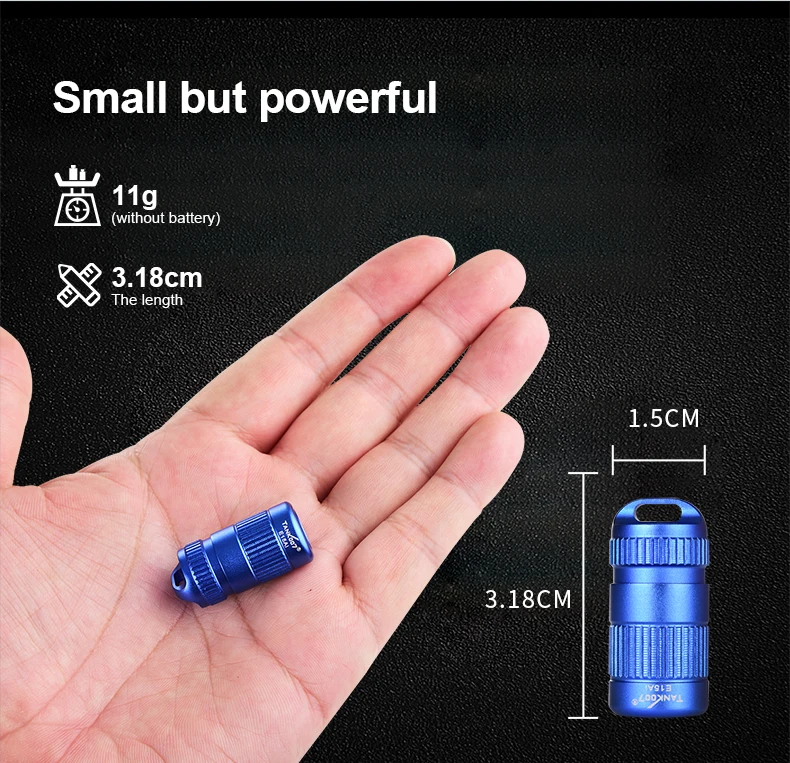 Description Picture 4 of itemTank007 Powerful flashlight multifunctional flashlight keychain Reconnaissance Emergency Lighting