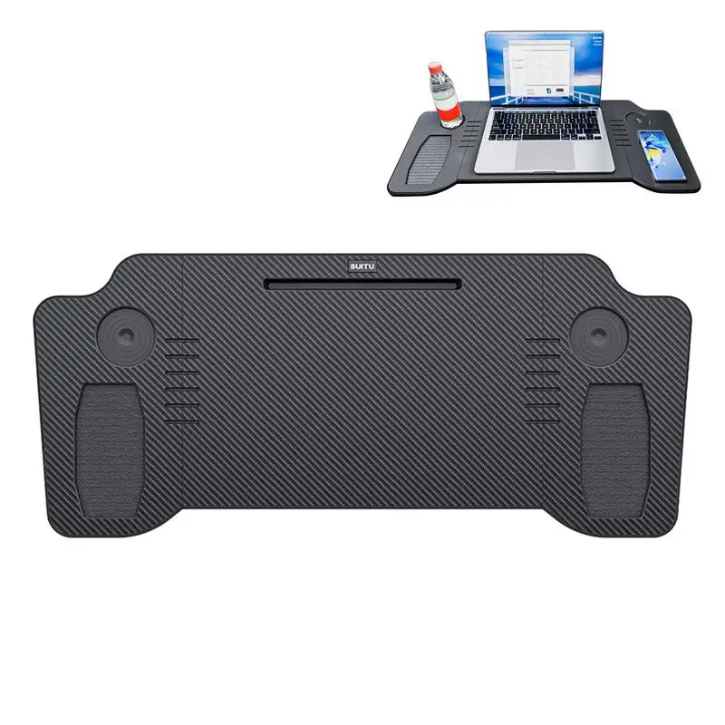 For Tesla Model 3 ModelY Food Tray Table Folding Table Laptop Stand Drive Desk For Steering Wheel Versatile Drinks Tray Holder