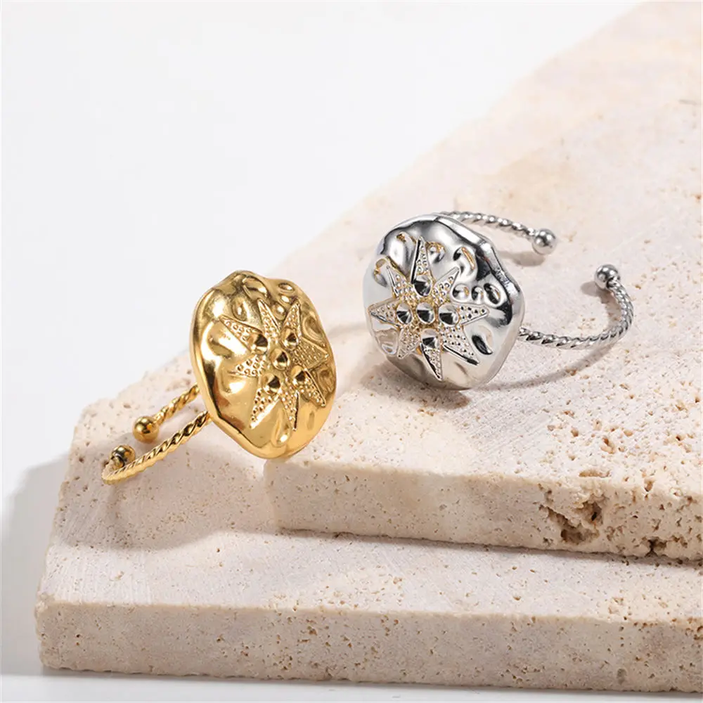 Retro Punk Cross Queen Bee Crown Heart Stainless Rings For Men Hipster Geometric Moon Daisy Rings Party Women Jewelry cross jewelry cross rings womens ring finger rings jewelry rings ring jewelry