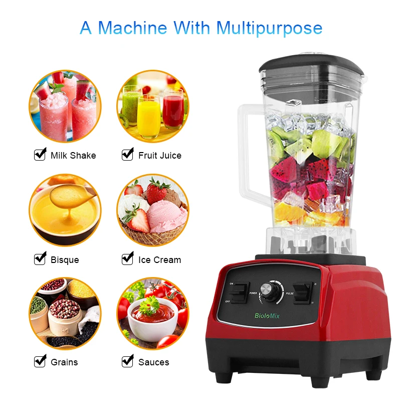 BioloMix 1.75L Glass Jar Digital Cooking Blender Hot Soup Maker Mixer  Juicer Food Grinder Processor With Heating Function - AliExpress