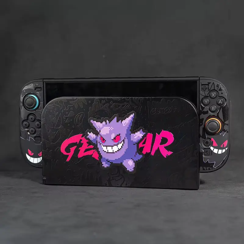 Nuova Custodia per Switch 2 Anime Gengar, Borsa da Viaggio, Kit Accessori per Giochi, Cover Protettiva Rigida per Joycon - immagine 5