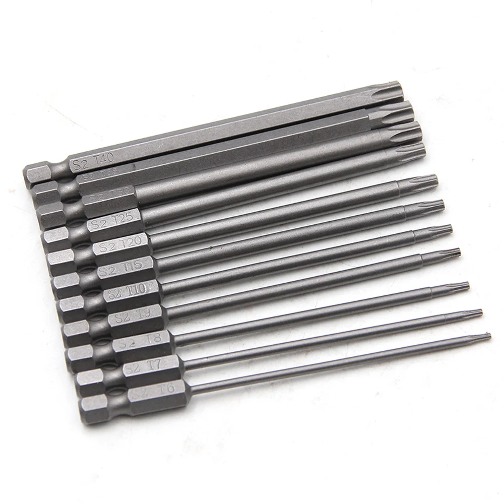 Hollow Plum Blossom S2 Screwdriver Set with Hexagonal Handle