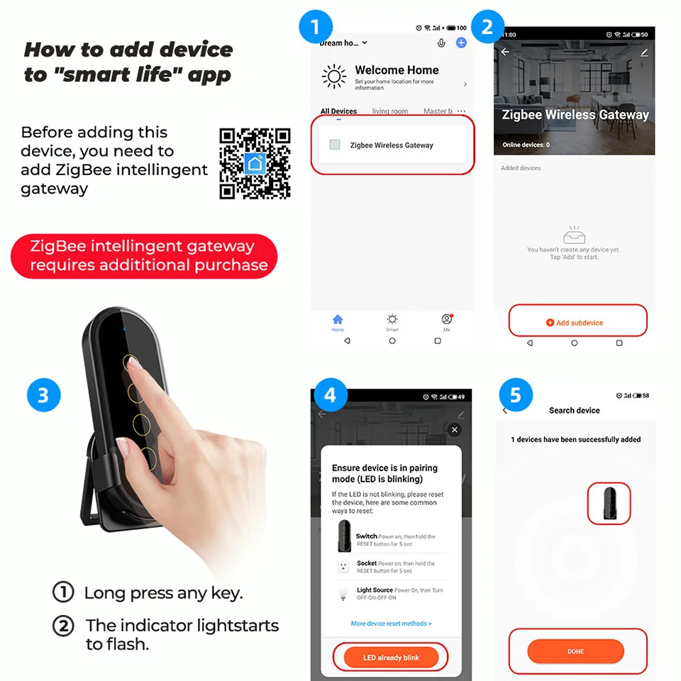 Smart Home, 2.5 HD, vidro curvo, aplicativo