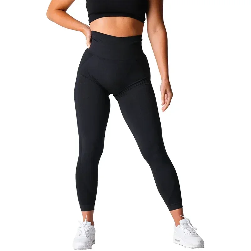 Seamless Spandex Contour 2.0 Seamless Leggings Women Soft Workout Tights Fitness Outfits Yoga Pants High Waisted Gym Wear