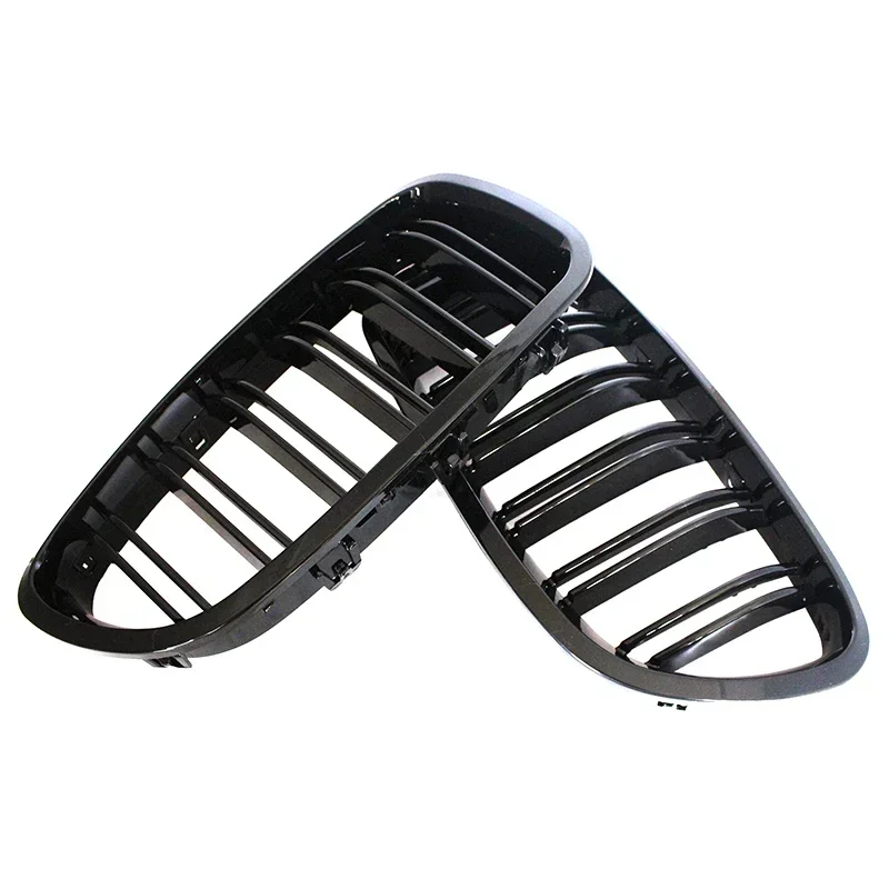 Glossy Black Double-Slat Racing Grille Replacement