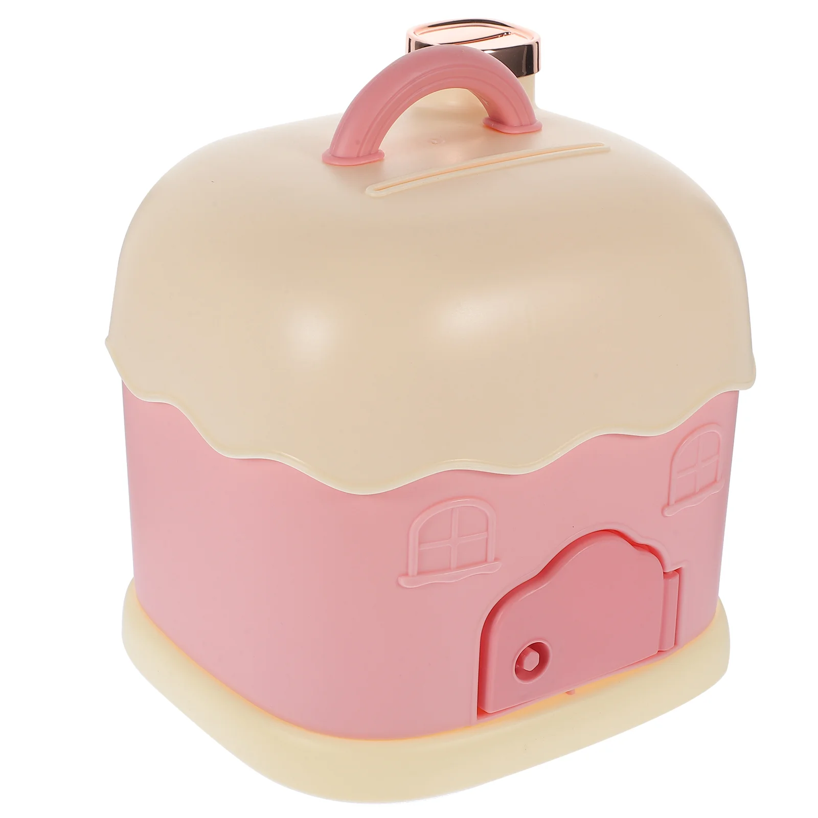 

Piggy Bank Decorative Piggy Bank Coin Bank Money Bank Cottage Shaped Piggy Bank with Handle