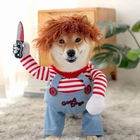 Deadly Doll Dog Costume for Halloween and Christmas Parties