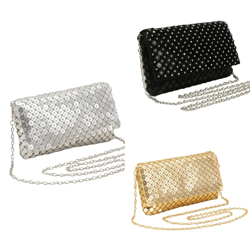 

Trendy Handbag Shoulder Bag Evening Clutch Suitable for Weddings and Galas Party