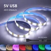 5V USB Led Strip Light SMD 2835 60Leds/m Flexible Ribbon Tape TV Background Lighting 1M 2M 3M 5M LED String Light Room Decor
