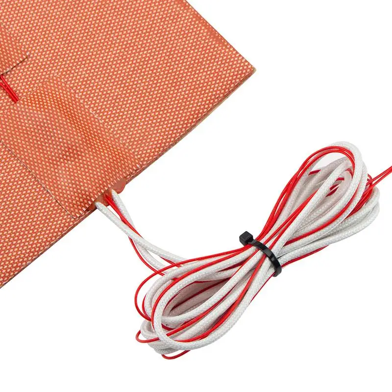 Silicone Heating Pad 150x150mm Silicone Heater Pad For 3D Printer Heated Bed 24V 150W 3D Printer Heat Bed Heating Plate With