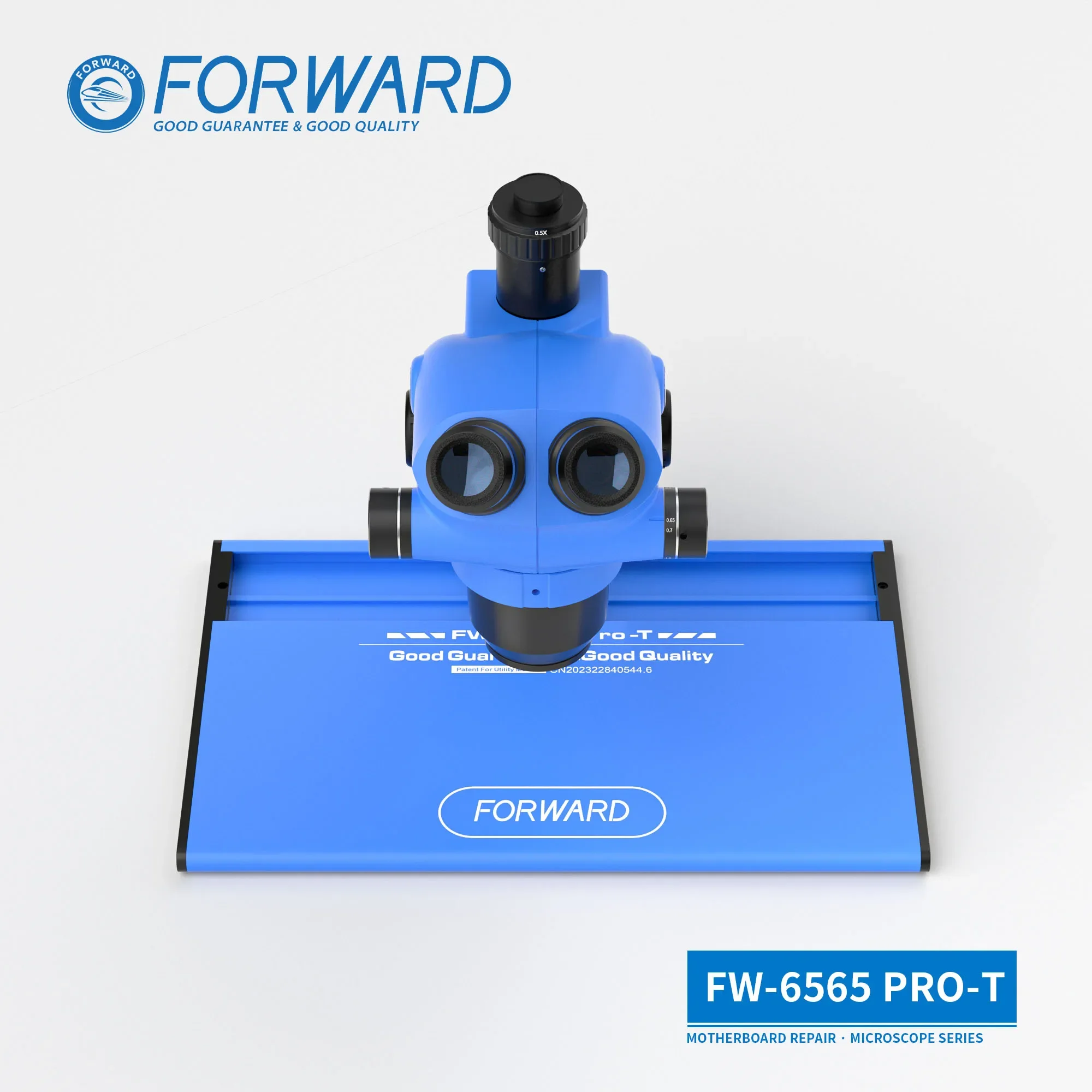 Forward FW6565 ProT New 65X Trinocular Digital Microscope HD Zoom