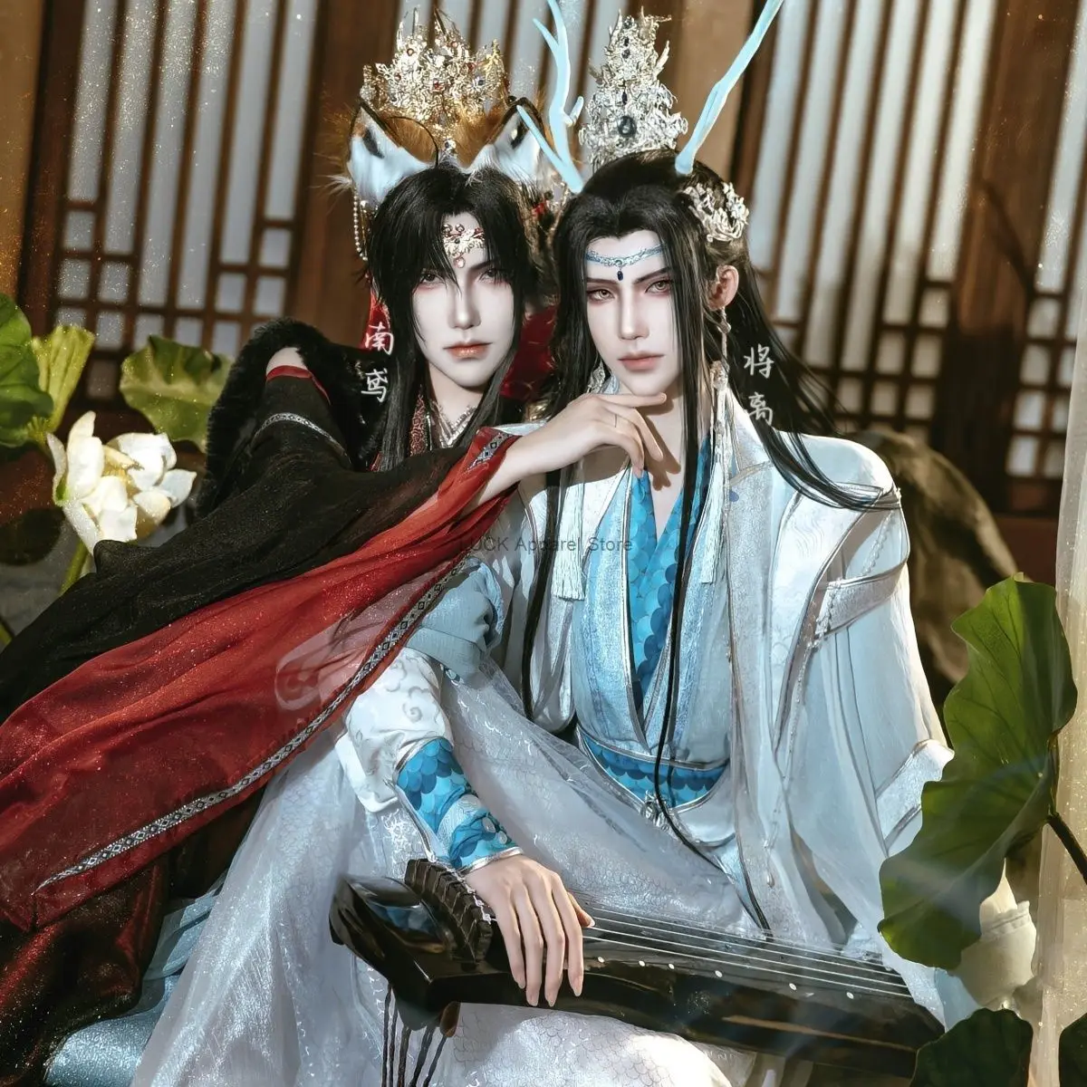 

Yue Lie Qi Lin Ancient Style Cosplay Devil's Way Derived Dragon Ji Fox Xian Lian Hanfu Dress Wei Wuxian Costume Men Han Cloth
